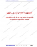 [Khóa luận] Hoàn thiện cơ cấu tổ chức của CTCP Đầu tư Xây dựng và Thương mại Tam Sơn