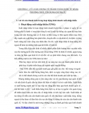 [Chuyên đề] Thực trạng hoạt động Thanh toán xuất khẩu bằng phương thức tín dụng chứng từ tại Ngân hàng Ngoại thương Việt Nam