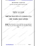 [Tiểu luận] Quy luật giá trị và sự thể hiện của quy luật giá trị trong các giai đoạn phát triển của nền kinh tế hàng hóa