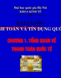 Slide Thanh toán và tín dụng quốc tế: Tổng quan