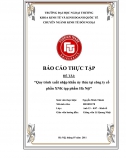 [Báo cáo thực tập] Quy trình xuất nhập khẩu ủy thác tại Công ty CP XNK tạp phẩm Hà Nội