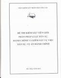 Đề thi Kiểm sát viên giỏi - Viện kiểm sát nhân dân 2012