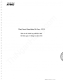 Báo cáo tài chính hợp nhất tổng Cty Vietnam Airlines năm 2016