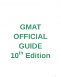 GMAT Official Guide 10th Edition - Verbal (285 bài Critical Reasoning GMAT kèm Đáp án và Giải thích)