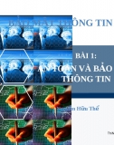 Bài 1. An toàn và Bảo mật thông tin