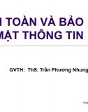 Slide bài giảng An toàn và Bảo mật thông tin sao chép