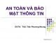 Slide bài giảng An toàn và Bảo mật thông tin sao chép