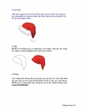 Hướng dẫn vẽ mũ Noel.trong Photoshop
