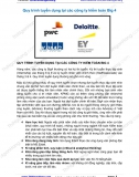 Quy trình tuyển dụng tại các công ty Kiểm toán Big4 (Deloitte, KPMG, EY, PwC)