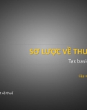 Tax Basics - Sơ lược về Thuế