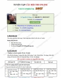 250 câu hỏi thi online Vietcombank 2017 (kèm Đáp án)