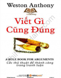 Viết gì cũng đúng - Anthony Weston