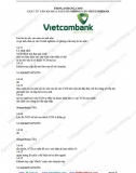Chat tư vấn khách hàng phỏng vấn Vietcombank (VCB)