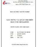  Xây dựng và quản trị diễn đàn với Vbulletin