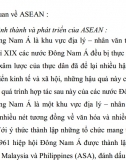 Tiểu luận hiệp hội các nước Đông Nam Á ( ASEAN)