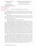 Công văn 1213 ngày 28-2-2018 Trả lời kiến nghị cử tri về khoanh nợ tại Tiền Giang
