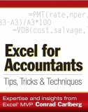 Excel for Accountants Tips, Tricks  Techniques by Conrad Carlberg 