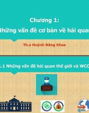 Chương 1 - Những vấn đề cơ bản về thủ tục hải quan