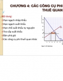 Kinh tế học quốc tế_Chương 4_Công cụ phi thuế quan