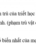 Đề cương Triết học Mac Lenin 2019