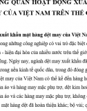 Nhóm 23 - EVFTA - Dệt may-đã chuyển đổi