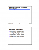  Signal Encoding technic