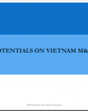 POTENTIALS ON VIETNAM M&A MARKET