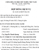 HDDV_CTY SÁNG XANH_NTHTRINH