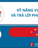 Ky nang viet CV va Tra loi phong van