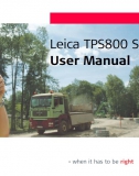 user manual tc805 - Ngành Trắc địa bản đồ