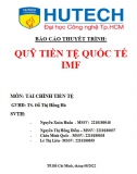 Báo cáo thuyết trình IMF