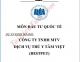 Tiểu luận_ Công ty TNHH MTV dịch vụ thú y Tâm Việt (BESTPET) 