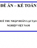 Đề án - Thu nhập hoãn lãi