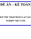 Đề án - Thu nhập hoãn lãi