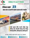 File tổng hợp 23 bản án tranh chấp liên quan đến hợp đồng vận chuyển hàng hóa