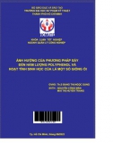 [Khóa luận tốt nghiệp] Ảnh hưởng của phương pháp sấy đến hàm lượng polyphenol và hoạt tính sinh học của lá một số giống ổi