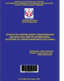 [Đồ án tốt nghiệp bằng tiếng Anh] Effects of capping agent concentration and reaction time on antimicrobial activities of copper nanoparticles (CUNPs)