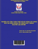 [Đồ án tốt nghiệp] Nghiên cứu Tính toán Thiết kế hệ thống sấy bằng bức xạ hồng ngoại, với năng suất 1000kg nguyên liệu mít