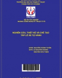 [Đồ án tốt nghiệp] Nghiên cứu, thiết kế và chế tạo táp lô xe tự hành