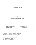 [Luận văn thạc sĩ] Quy chế pháp lý khu công nghệ cao