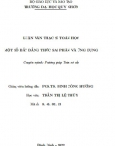 [Luận văn thạc sĩ] Một số bất đẳng thức sai phân và ứng dụng
