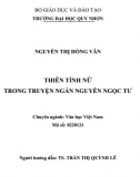 [Luận văn thạc sĩ] Thiên tính nữ trong truyện ngắn Nguyễn Ngọc Tư