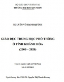 [Luận văn thạc sĩ] Giáo dục trung học phổ thông ở tỉnh Khánh Hòa (2000 - 2020)