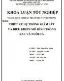 [Đồ án tốt nghiệp] Thiết kế hệ thống giám sát và điều khiển mô hình trồng rau nuôi cá