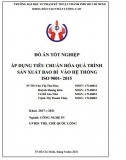 [Khóa luận tốt nghiệp] Áp dụng tiêu chuẩn hóa quá trình sản xuất bao bì vào hệ thống ISO 9001-2015