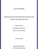 [Luận án tiến sĩ] Hiệu quả quy mô các doanh nghiệp xuất khẩu vừa và nhỏ Việt Nam - thực trạng và giải pháp