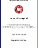 [Luận văn thạc sĩ] Nghiên cứu về ngân hàng xanh - Kinh nghiệm quốc tế và đề xuất cho Việt Nam