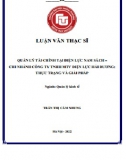 [Luận văn thạc sĩ] Quản lý tài chính tại Điện lực Nam Sách  –  Chi nhánh Công ty TNHH MTV Điện lực Hải  Dương: Thực trạng và giải pháp