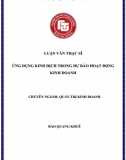 [Luận văn thạc sĩ] Ứng dụng kinh dịch trong dự báo hoạt động kinh doanh