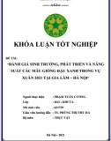 [Khóa luận tốt nghiệp] Đánh giá sinh trưởng, phát triển và năng suất các mẫu giống đậu xanh trong vụ xuân